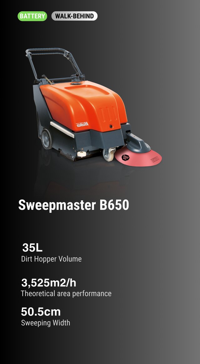 Hako Sweepmaster B650