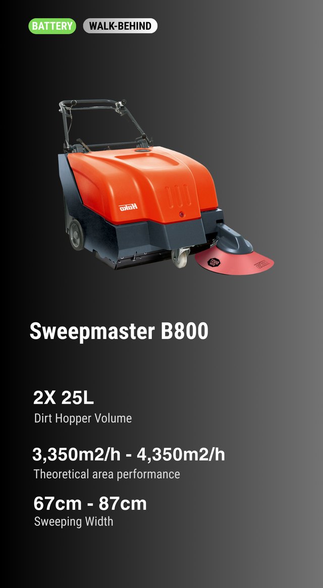 Hako Sweepmaster B800