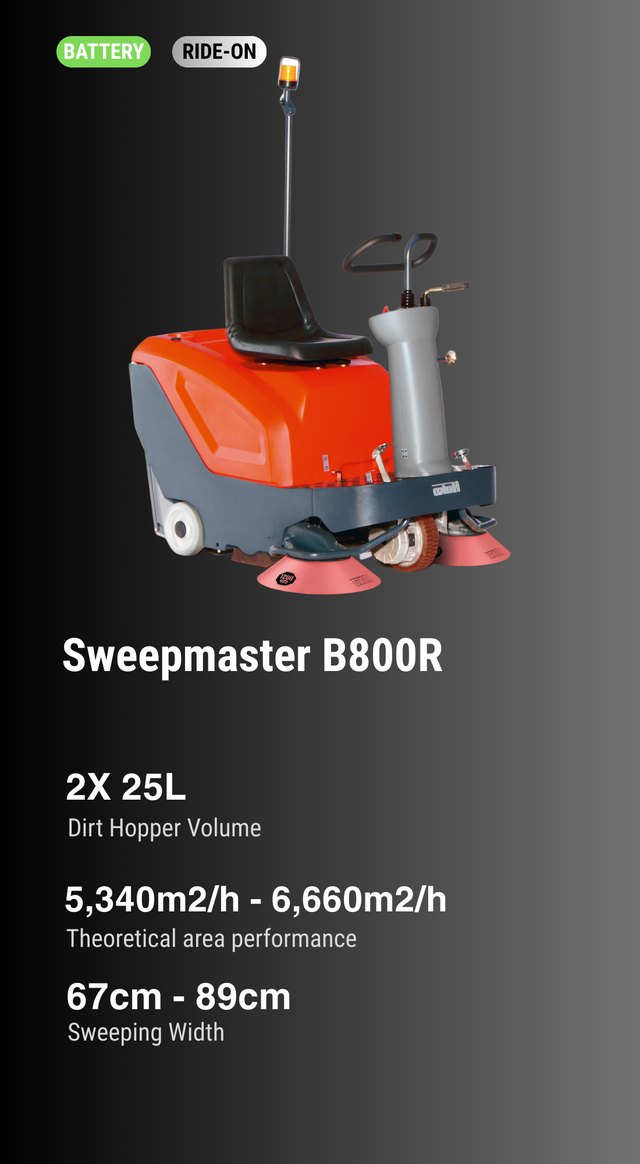 Hako Sweepmaster B800 R
