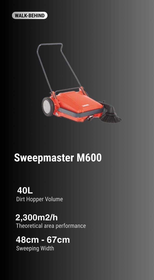 Hako Sweepmaster M600