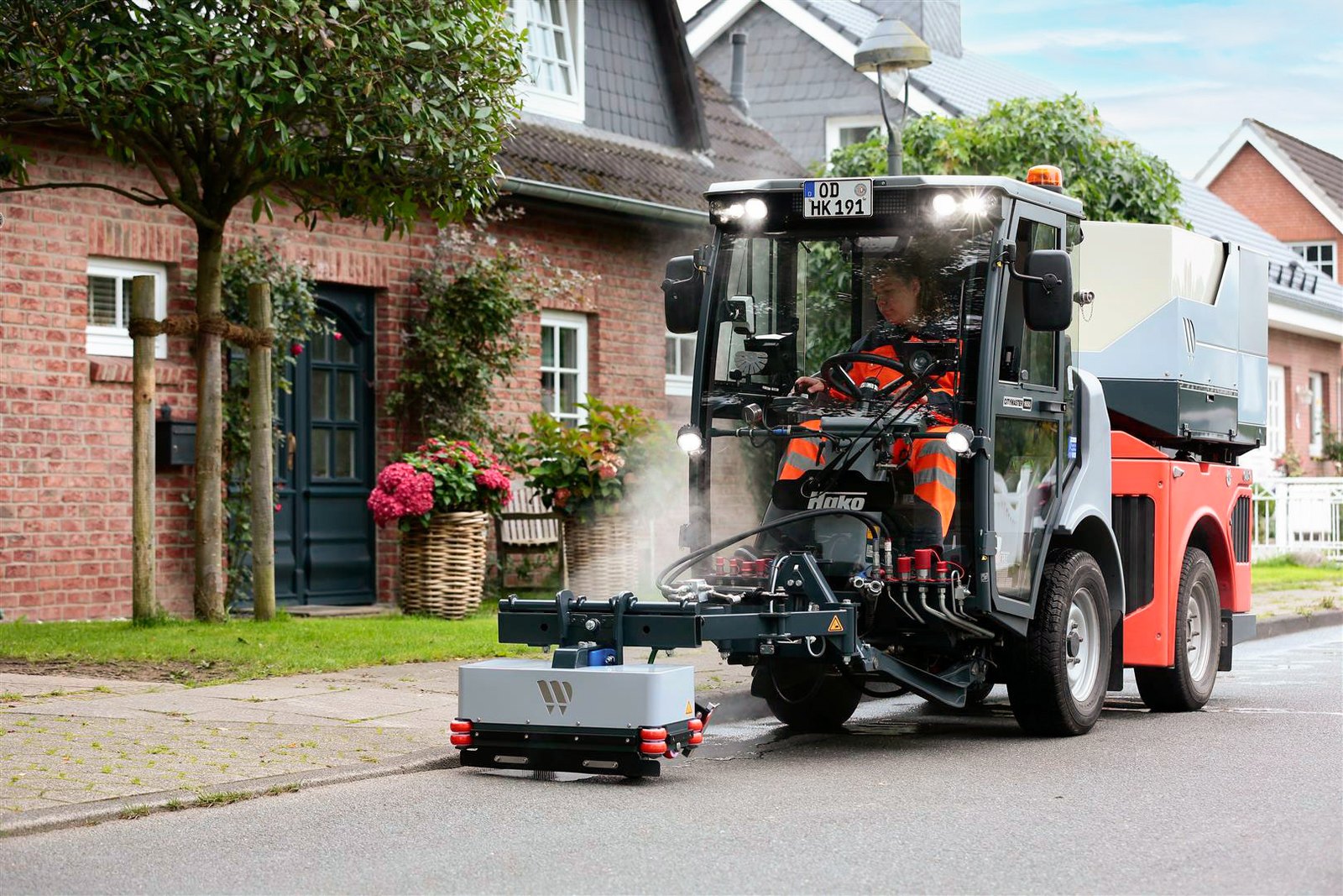 Hako Citymaster municipal cleaning vehicle on a city street