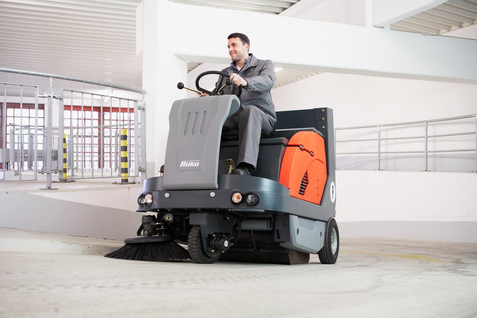 Hako Sweepmaster ride-on industrial sweeper